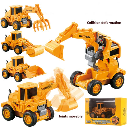 Children Educational Inertial Collision Deformation Engineering Vehicle Toy Model(Compactor) - Model Toys by PMC Jewellery | Online Shopping South Africa | PMC Jewellery