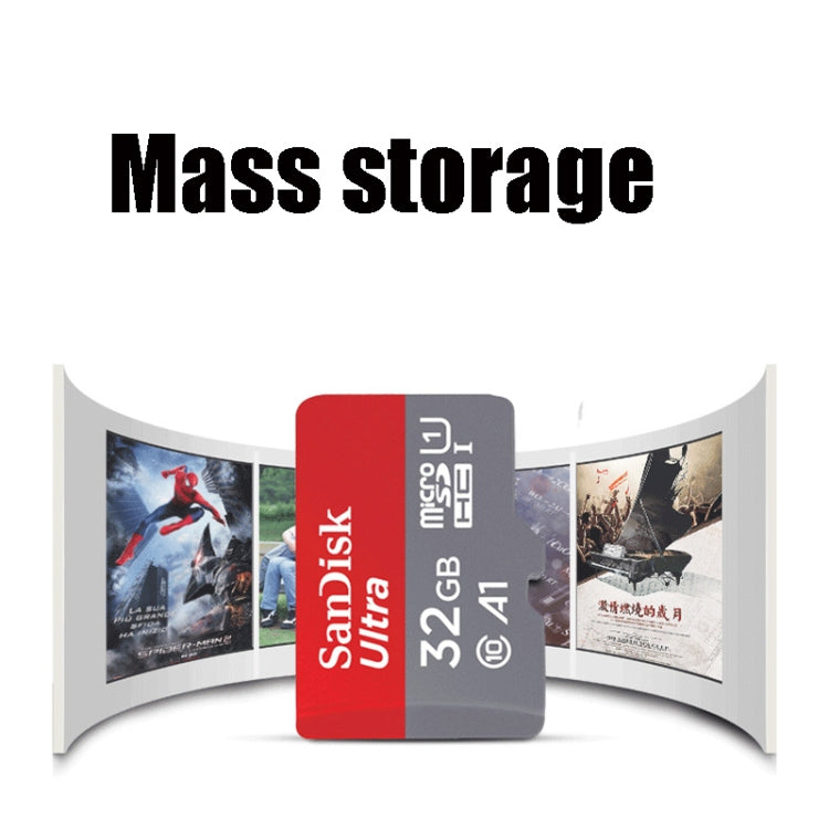 SanDisk A1 Monitoring Recorder SD Card High Speed Mobile Phone TF Card Memory Card, Capacity: 64GB-100M/S - Micro SD Card by SanDisk | Online Shopping South Africa | PMC Jewellery