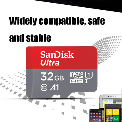 SanDisk A1 Monitoring Recorder SD Card High Speed Mobile Phone TF Card Memory Card, Capacity: 64GB-100M/S - Micro SD Card by SanDisk | Online Shopping South Africa | PMC Jewellery