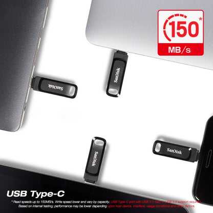 SanDisk Type-C + USB 3.1 Interface OTG High Speed Computer Phone U Disk, Colour: SDDDC3 Black Plastic Shell, Capacity: 256GB - USB Flash Drives by SanDisk | Online Shopping South Africa | PMC Jewellery | Buy Now Pay Later Mobicred