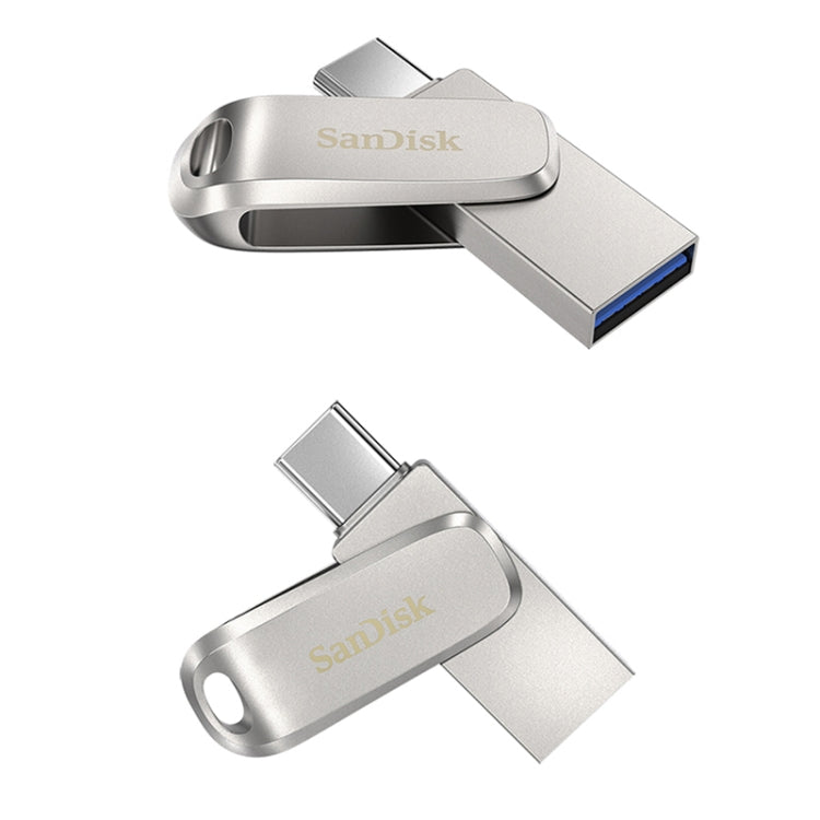 SanDisk Type-C + USB 3.1 Interface OTG High Speed Computer Phone U Disk, Colour: SDDDC4 Silver Metal Shell, Capacity: 32GB - USB Flash Drives by SanDisk | Online Shopping South Africa | PMC Jewellery | Buy Now Pay Later Mobicred