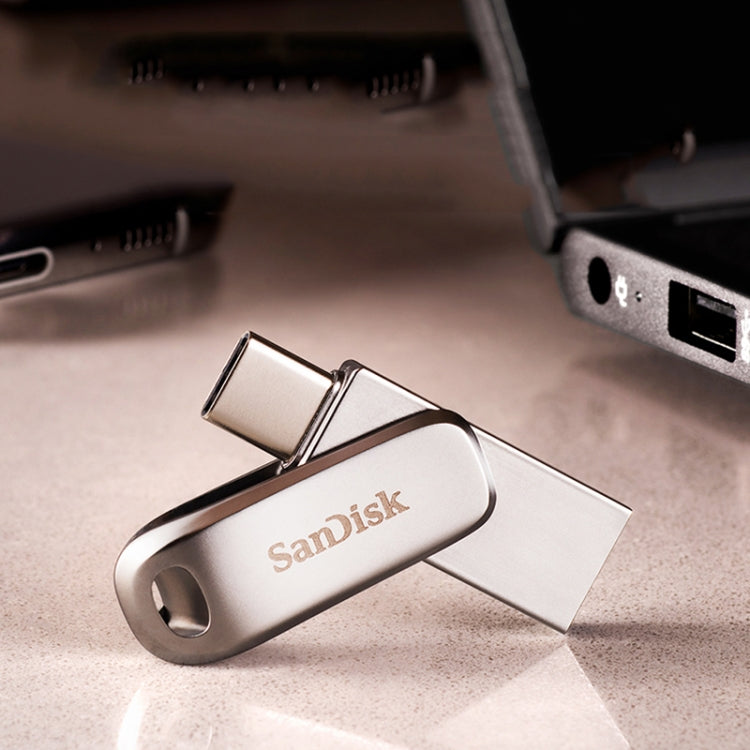 SanDisk Type-C + USB 3.1 Interface OTG High Speed Computer Phone U Disk, Colour: SDDDC4 Silver Metal Shell, Capacity: 64GB - USB Flash Drives by SanDisk | Online Shopping South Africa | PMC Jewellery | Buy Now Pay Later Mobicred