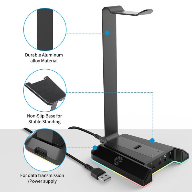 Headset Hanger Head-Mounted Detachable Gaming Headset Bracket - Anti-lost & Holder by EKSA | Online Shopping South Africa | PMC Jewellery