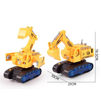 Children Light And Music Simulation Electric Excavator Car Toy, Style: Engineering Vehicle - Music Toys by PMC Jewellery | Online Shopping South Africa | PMC Jewellery