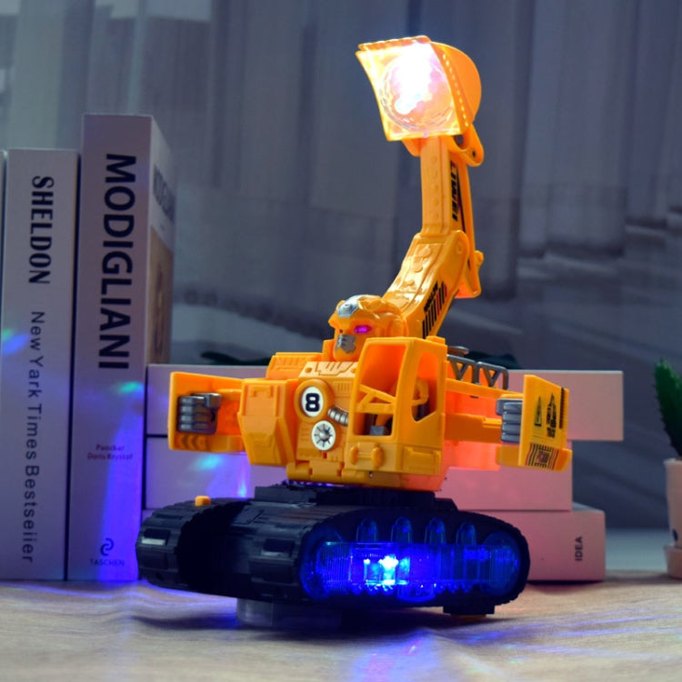Children Light And Music Simulation Electric Excavator Car Toy, Style: Engineering Vehicle - free shipping - PMC TechLife - Order now!