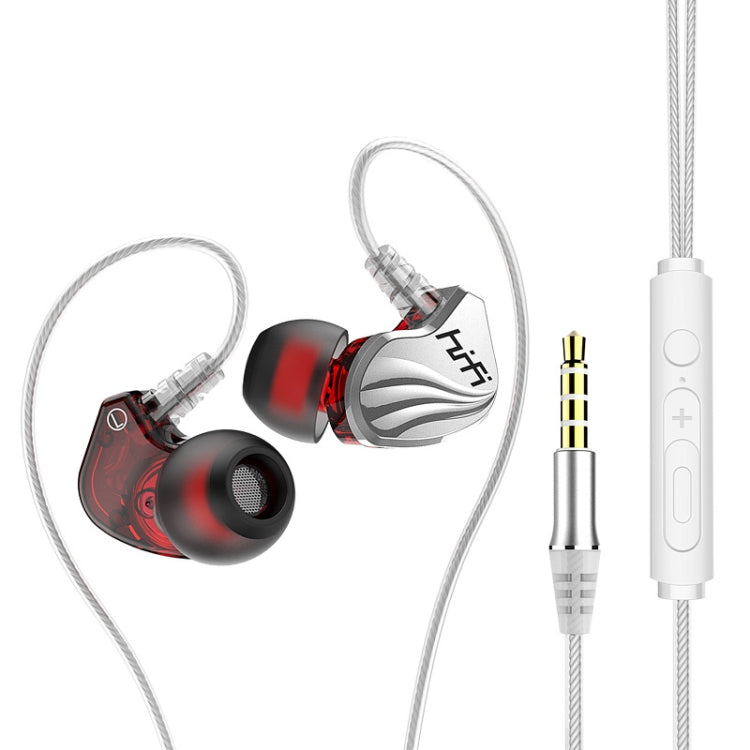 In-Ear Earphone Bass Mobile Phone Game Sports Wired Headset(Silver) - In Ear Wired Earphone by PMC Jewellery | Online Shopping South Africa | PMC Jewellery