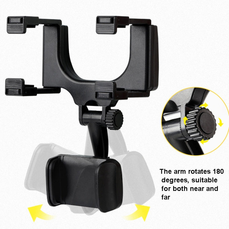 2 PCS Car Rearview Mirror Mobile Phone Bracket Tachograph Fixing Clip - Car Holders by PMC TechLife | Online Shopping South Africa | PMC TechLife