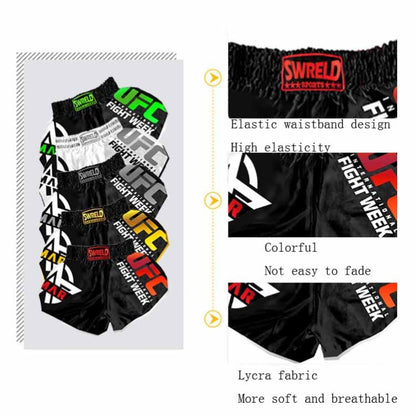 SWERLD Boxing/MMA/UFC Sports Training Fitness Shorts, Size: XXXL(1) - Sports Shorts by SWERLD | Online Shopping South Africa | PMC Jewellery