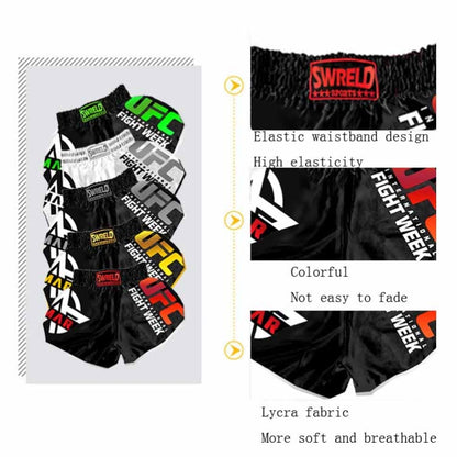 SWERLD Boxing/MMA/UFC Sports Training Fitness Shorts, Size: XXL(5) - Sports Shorts by SWERLD | Online Shopping South Africa | PMC Jewellery