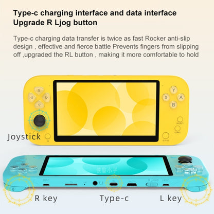 X20 LIFE Classic Games Handheld Game Console with 5.1 inch Screen & 8GB Memory, Support HDMI Output(Yellow) - Pocket Console by PMC Jewellery | Online Shopping South Africa | PMC Jewellery