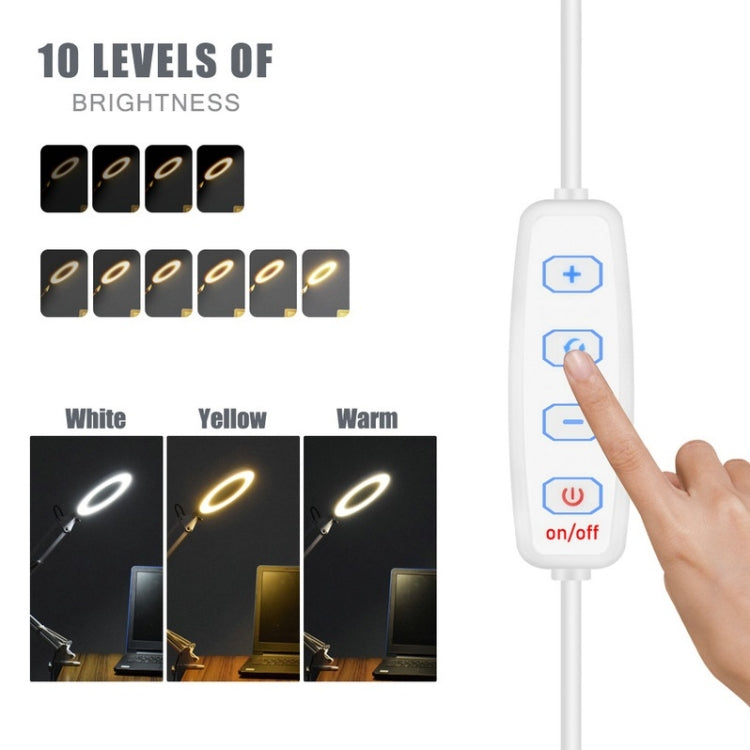 USB Desktop LED Ring Light Welding Auxiliary Magnifying Glass Lighting Desk Lamp - free shipping - PMC TechLife - Order now!