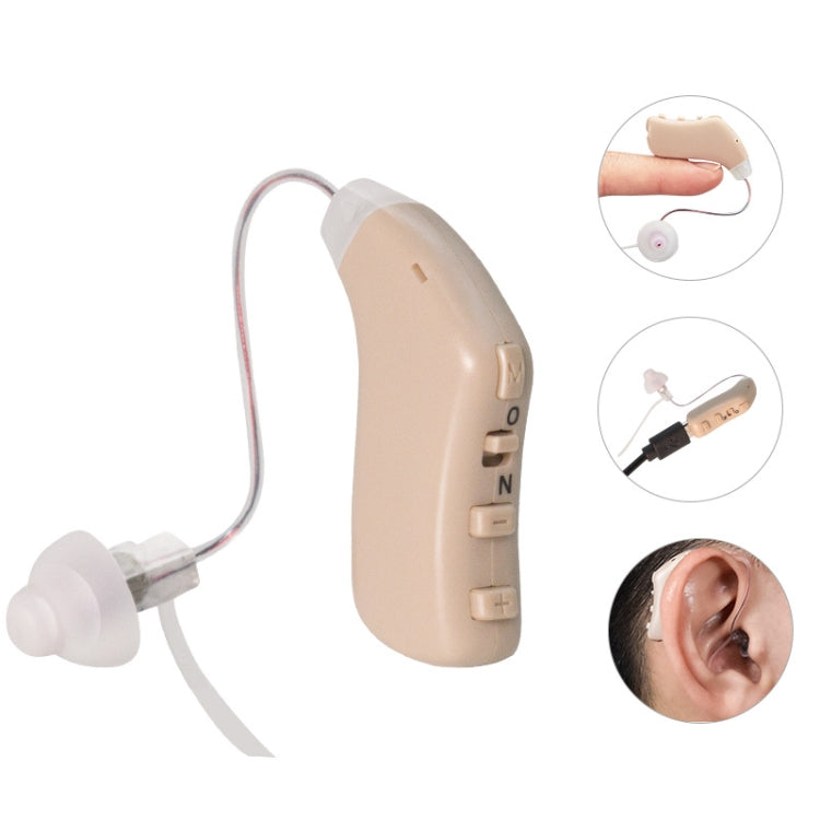 G28 Old Man Hearing Aid Sound Amplifier Sound Collector, Style: Left Ear(Skin Color) - Hearing Aids by PMC Jewellery | Online Shopping South Africa | PMC Jewellery