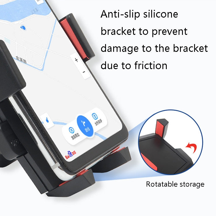 Car Windshield Automatic Lock Phone Holder(Blue) - Car Holders by PMC TechLife | Online Shopping South Africa | PMC TechLife