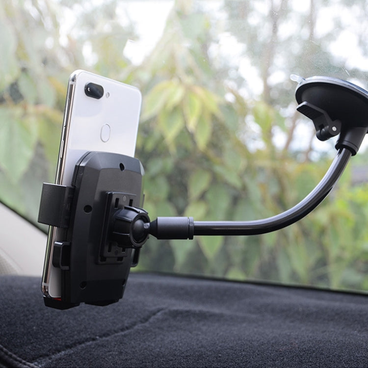 Car Windshield Automatic Lock Phone Holder(Blue) - Car Holders by PMC TechLife | Online Shopping South Africa | PMC TechLife