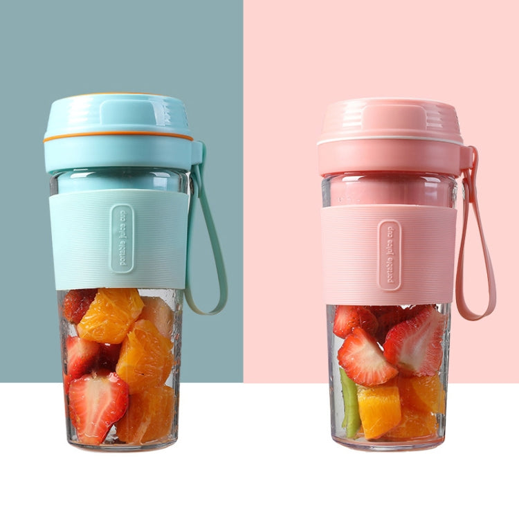 FS1300 Mini Juicer Home Portable Cooking Machine Student Juice Cup Juicer, Colour: Cherry Blossom Four  Blade - Electric juicers by PMC TechLife | Online Shopping South Africa | PMC TechLife