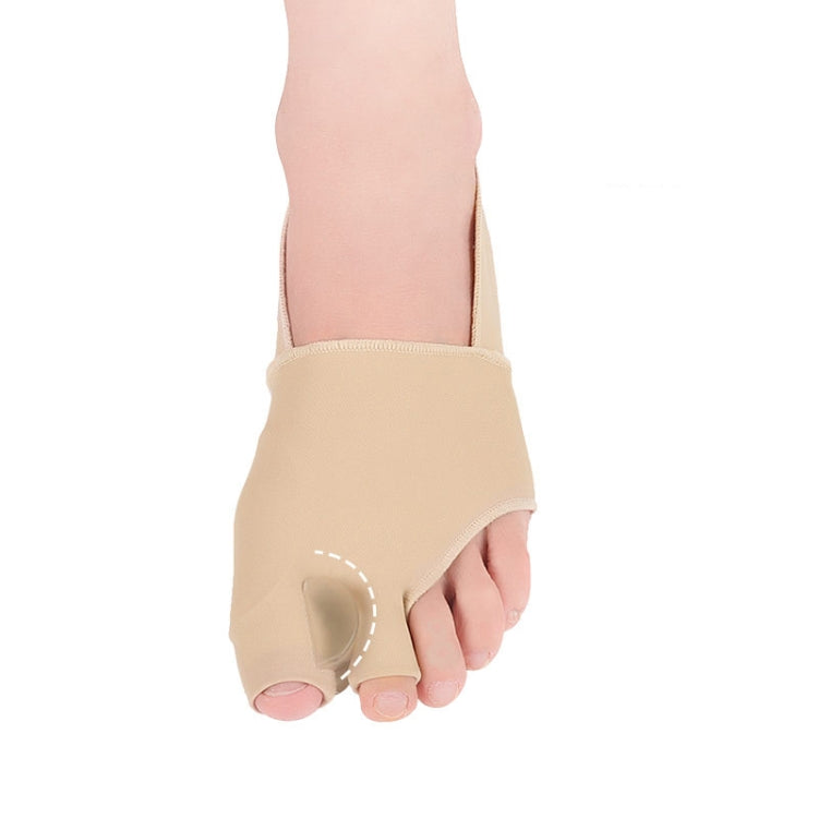 1 Pair Two Toes Split Toe Guard Foot Cover Toe Separation Thumb Varus Correction Foot Cover,Style: Outer Leakage Complexion, Size: S (35-40) - Corrector by PMC Jewellery | Online Shopping South Africa | PMC Jewellery