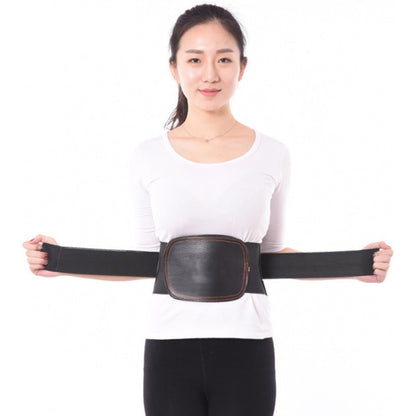 Steel Plate Support And Fixation Leather Protection Waist Belt Lumbar Orthosis,Size: M (74-84 cm) - Corrector by PMC Jewellery | Online Shopping South Africa | PMC Jewellery