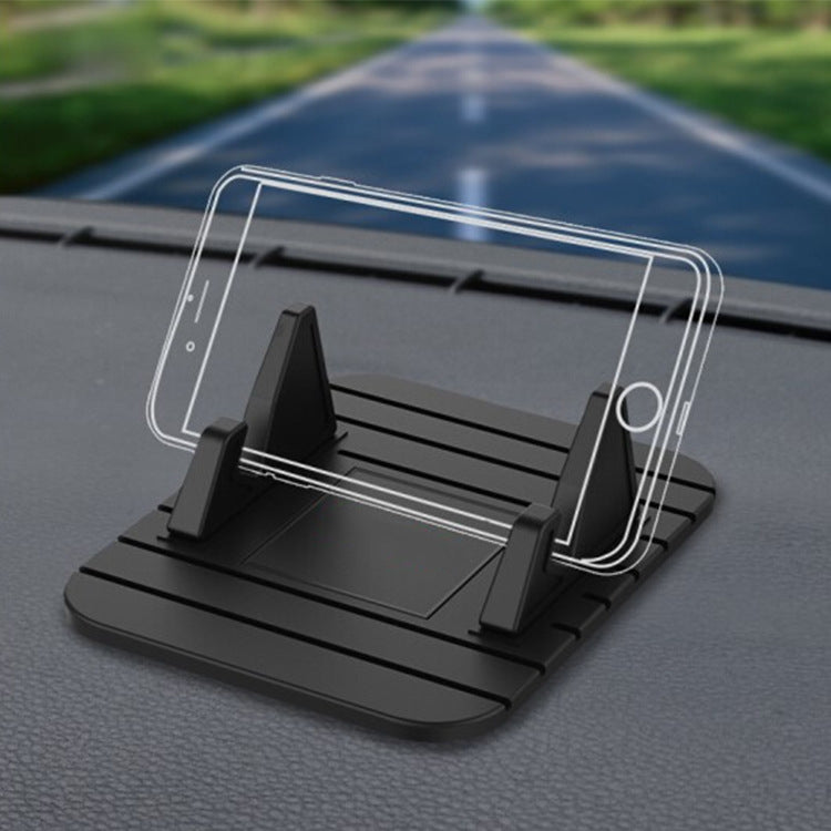 6 PCS Silicone Car Mobile Phone Bracket Car Mini Lazy Bracket(Black) - Car Holders by PMC TechLife | Online Shopping South Africa | PMC TechLife