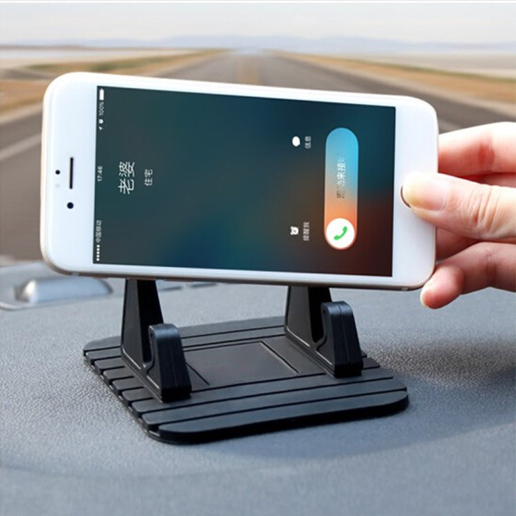 6 PCS Silicone Car Mobile Phone Bracket Car Mini Lazy Bracket(Black) - Car Holders by PMC TechLife | Online Shopping South Africa | PMC TechLife