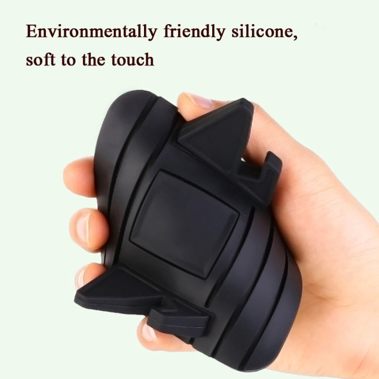 6 PCS Silicone Car Mobile Phone Bracket Car Mini Lazy Bracket(Black) - Car Holders by PMC TechLife | Online Shopping South Africa | PMC TechLife