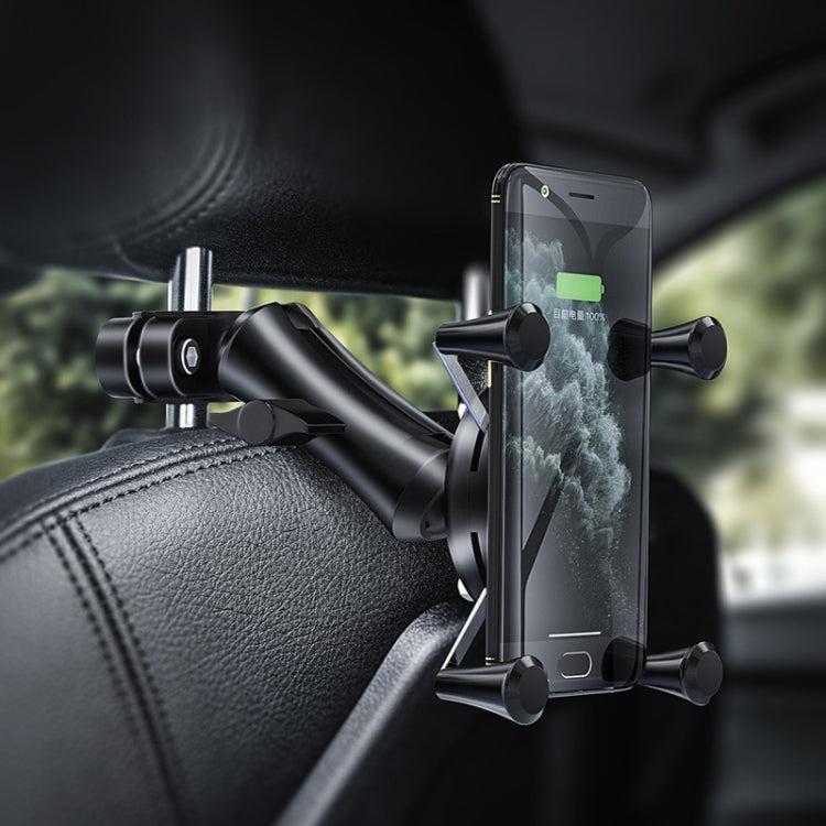 Car Headrest Bracket Motorcycle Rearview Mobile Phone Bracket Style: 4 Claw Large Back Clip - Car Holders by PMC TechLife | Online Shopping South Africa | PMC TechLife