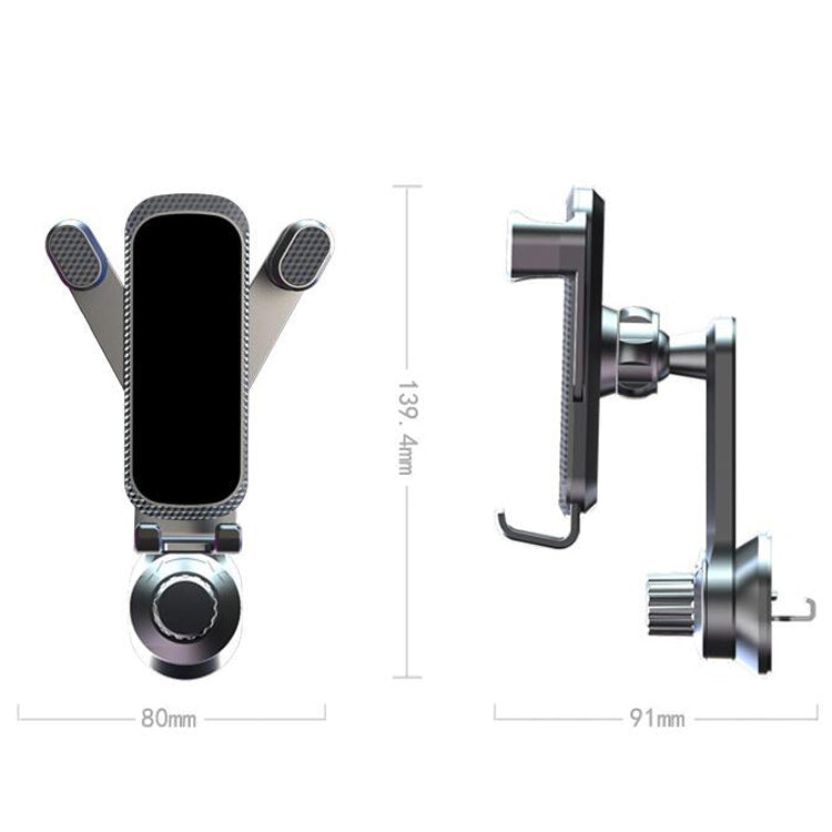 B-003 Car Mobile Phone Bracket Outlet Universal Extended Bracket(Black) - Car Holders by PMC TechLife | Online Shopping South Africa | PMC TechLife