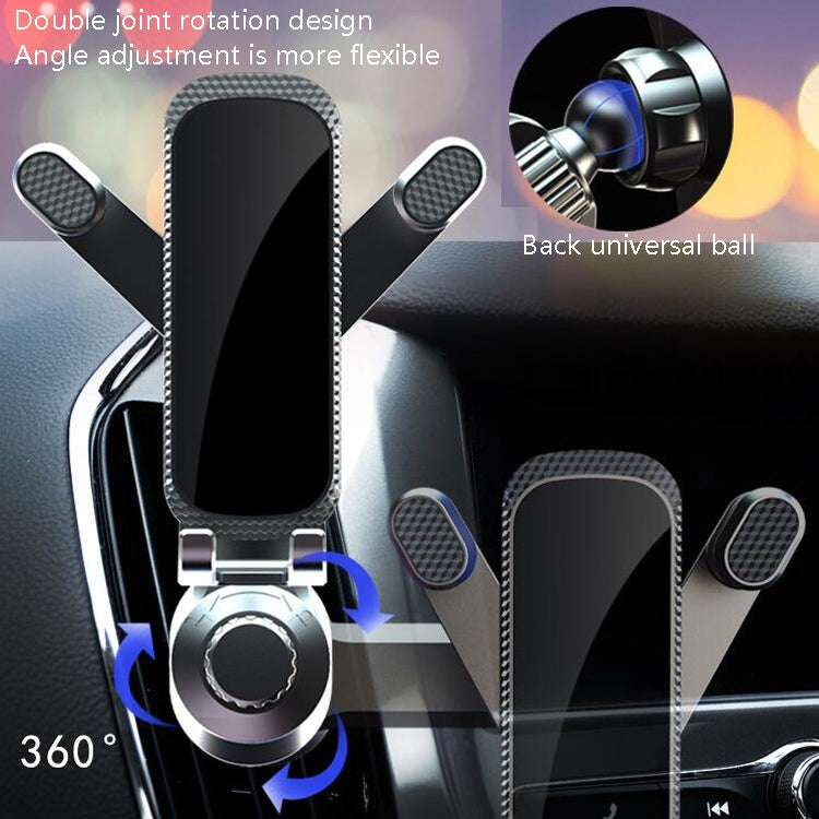 B-003 Car Mobile Phone Bracket Outlet Universal Extended Bracket(Black) - Car Holders by PMC TechLife | Online Shopping South Africa | PMC TechLife