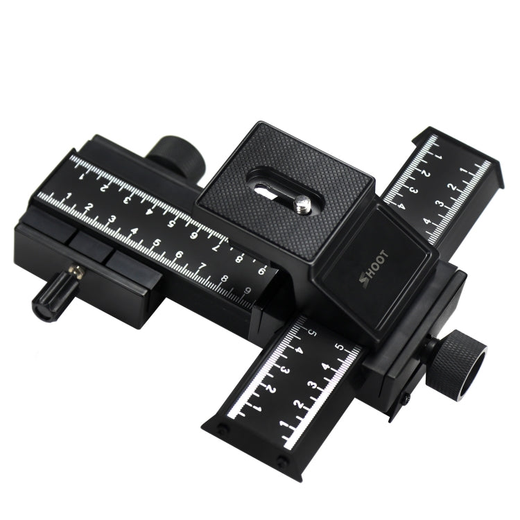 Shoot 4-Way Macro Focusing Focus Rail Slider / Close-Up Shooting Rail Slider - Camera Slider by Shoot | Online Shopping South Africa | PMC TechLife | Buy Now Pay Later Mobicred