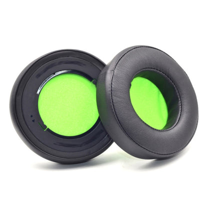 2 PCS Headset Sponge Case For Razer BlackShark V2/V2X/V2SE, Colour: Round(Black Green Net) - Earmuff & Pad by PMC Jewellery | Online Shopping South Africa | PMC Jewellery