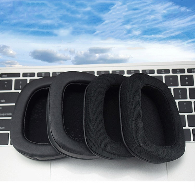 1 Pairs D0005 Headphone Sponge Cover Headphone Earmuffs Head For Logitech G633 / G933 / G933S, Colour: Net Cloth - Earmuff & Pad by PMC Jewellery | Online Shopping South Africa | PMC Jewellery