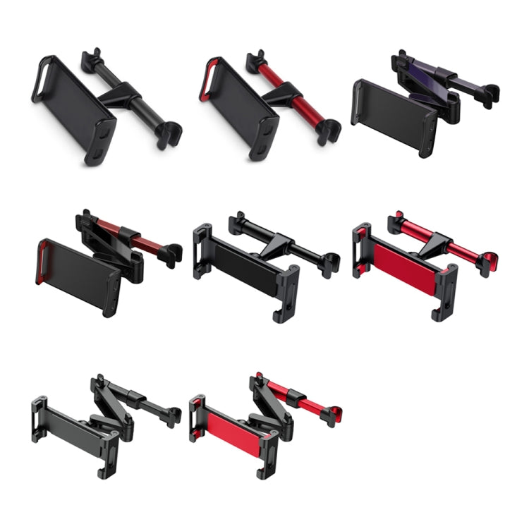 Car Seat Telescopic Bracket Car Rear Pillow Mobile Phone Bracket, Colour: 06 Upgrade Version Black - Car Holders by PMC TechLife | Online Shopping South Africa | PMC TechLife