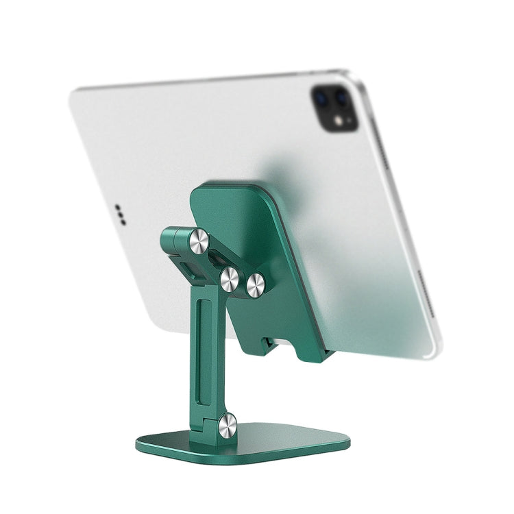 CYX-PH2 Mobile Phone Tablet Desktop Bracket Folding Telescopic Phone Bracket(Green) - Desktop Holder by PMC TechLife | Online Shopping South Africa | PMC TechLife
