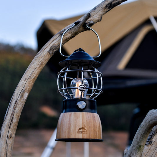Wild Land Outdoor Camping Lighting Multifunctional LED Retro Portable Atmosphere Light(Black) - Camping Lighting by PMC Jewellery | Online Shopping South Africa | PMC Jewellery