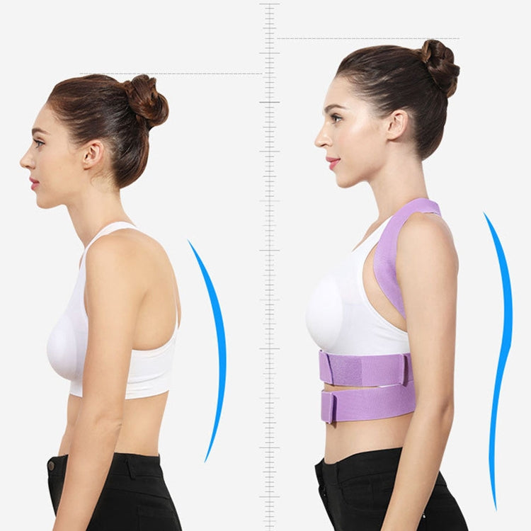 Humpback Correction Belt Back Posture Corrector, Specification: L(050 Adult Purple) - Corrector by PMC Jewellery | Online Shopping South Africa | PMC Jewellery