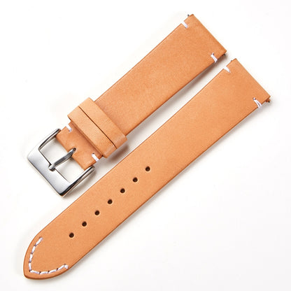 First Layer Retro Cowhide Frosted Leather Quick Release Universal Watch Band, Size： 18mm(Black) - 18mm Bands by PMC Jewellery | Online Shopping South Africa | PMC Jewellery | Buy Now Pay Later Mobicred