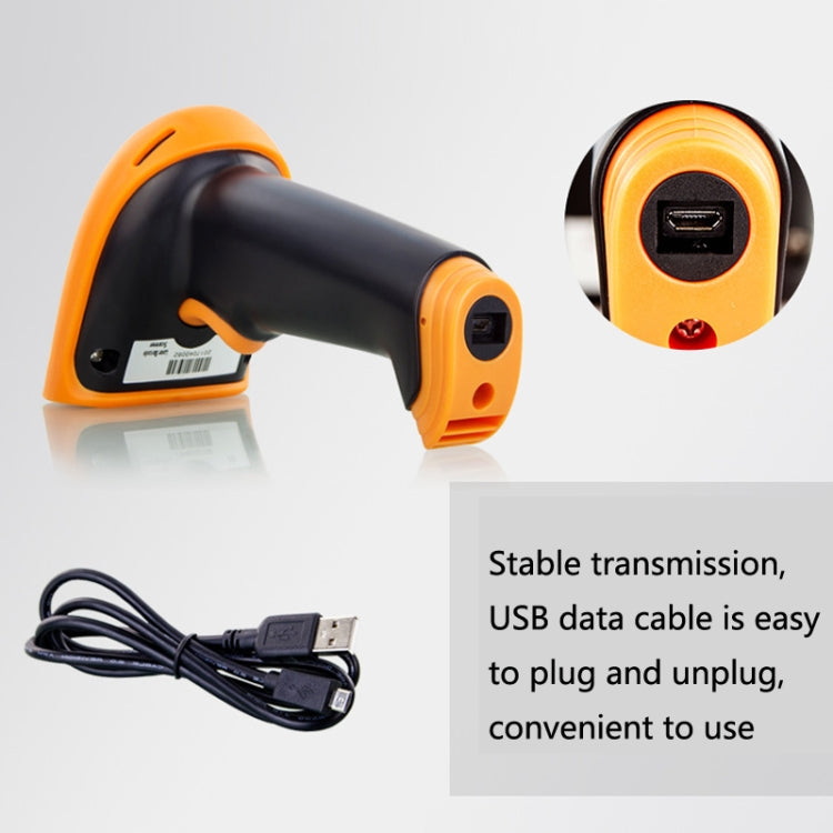 Express Barcode Scanner With Storage USB Wireless Scanner, Specification��� Red Light - Barcode Scanner by PMC TechLife | Online Shopping South Africa | PMC TechLife