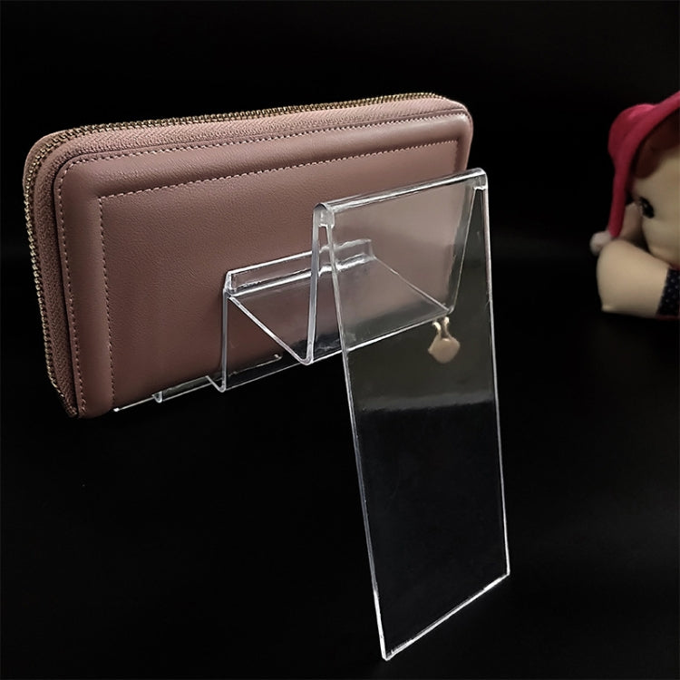10 PCS Thickened Transparent Wallet Holder Plastic Phone Mask Display Stand Counter Display Stand,Specification: No. 4 3 Layer - Desktop Holder by PMC TechLife | Online Shopping South Africa | PMC TechLife