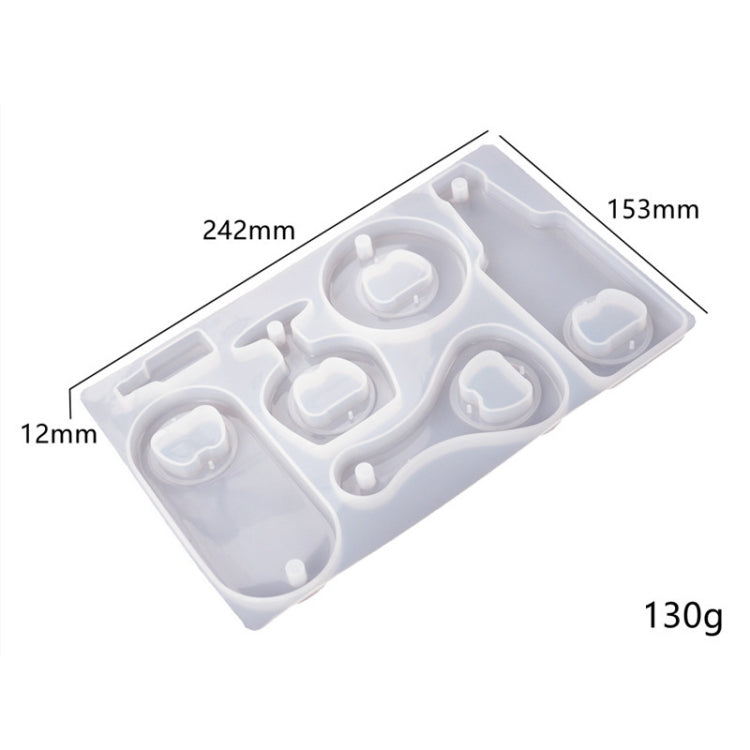 DIY Crystal Resin Drip Beer Wrench Mold Opener Silicone Mold, Specification: Set - Arts & Crafts by PMC TechLife | Online Shopping South Africa | PMC TechLife