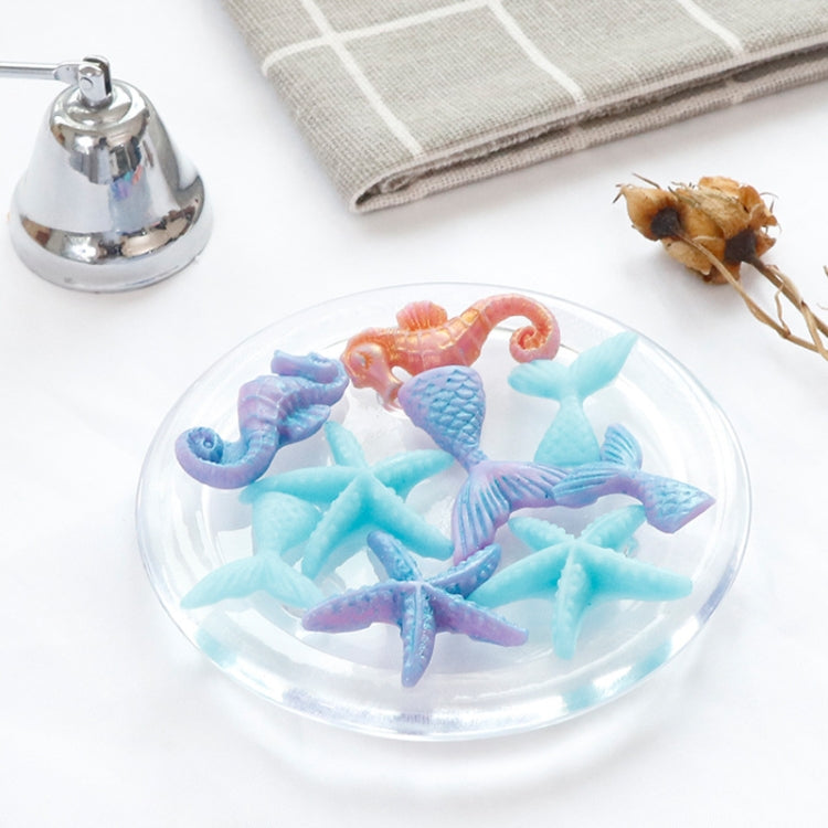 Ocean Series Big And Small Fishtail Starfish Seahorse DIY Baking Liquid Silicone Mold(Gray) - Food Molds by PMC TechLife | Online Shopping South Africa | PMC TechLife | Buy Now Pay Later Mobicred
