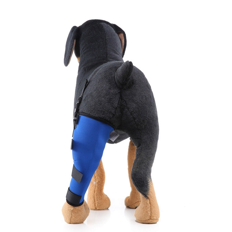 HJ19 Pet Surgery Rehabilitation Back Leg Protector Walking Aids, Size: M(Blue Left Back Leg) - Pet Care by PMC Jewellery | Online Shopping South Africa | PMC Jewellery