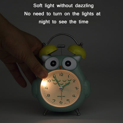 3 Inch Children Cartoon Owl Luminous Silent Bedside Snooze Small Alarm Clock(Gray) - Alarm Clocks by PMC Jewellery | Online Shopping South Africa | PMC Jewellery