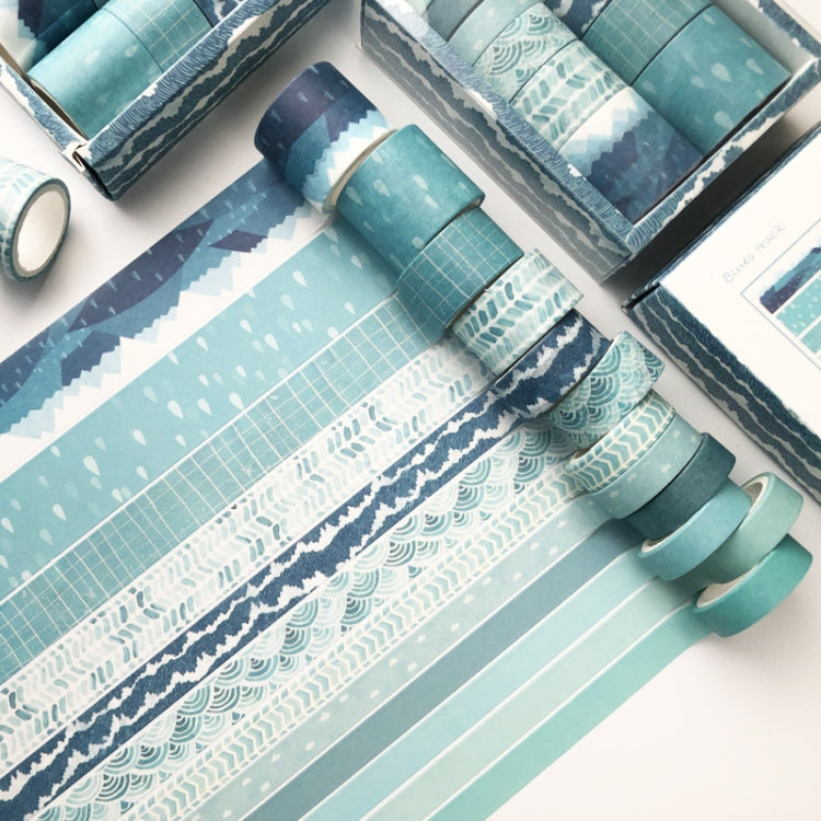 Antique And Paper Tape Hand Account DIY Decoration Material, Colour: Blue Trajectory - Tape & Solid glue by PMC TechLife | Online Shopping South Africa | PMC TechLife
