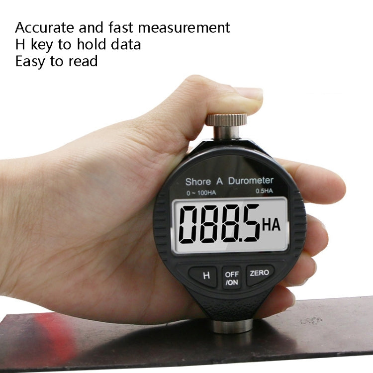 Electronic Digital Display Hard Meter Plastic Rubber Silicone Tire Hardness Meter, Model: 0-100HA A - Measuring Tools by PMC TechLife | Online Shopping South Africa | PMC TechLife | Buy Now Pay Later Mobicred