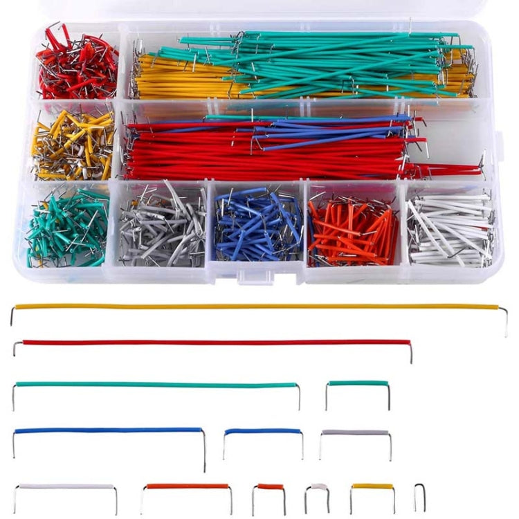 560 PCS 14 Lengths Jumper Wire U Shape Solderless Breadboard Jumper Wire Kit - Breadboard / Amplifier Board by PMC Jewellery | Online Shopping South Africa | PMC Jewellery