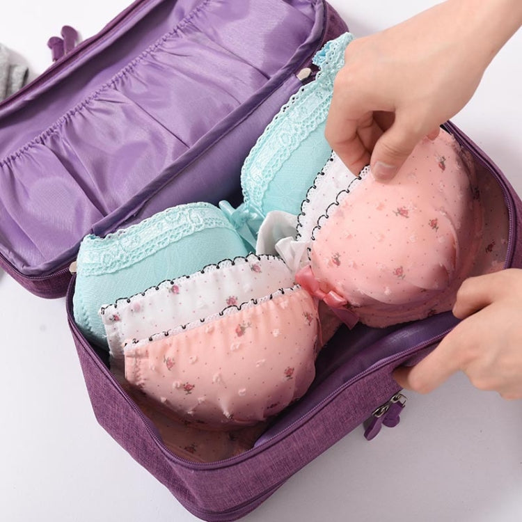 Travel Waterproof Storage Bag Underwear Storage Finishing Bag(Violet) - Storage Bags by PMC Jewellery | Online Shopping South Africa | PMC Jewellery