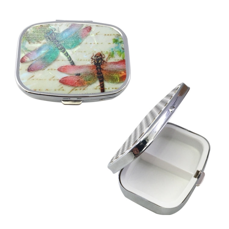 2 PCS Y10336 Two-Compartment Metal Portable Pill Box(Cactus) - free shipping - PMC TechLife - Order now!
