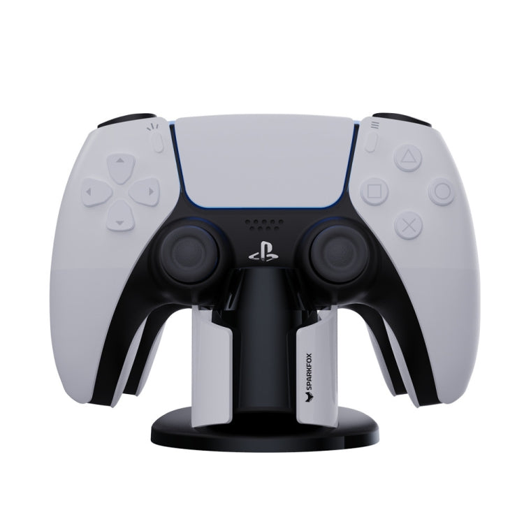 SPARKFOX W20P508 Dual Charger With Contacts Wireless Handle Charger For PS5, Style: Charger+Data Cable - Charger & Power by SPARKFOX | Online Shopping South Africa | PMC TechLife | Buy Now Pay Later Mobicred