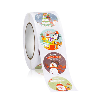 Christmas Gift Sticker Decoration Label Sealing Sticker(HA134) - Stickers by PMC Jewellery | Online Shopping South Africa | PMC Jewellery