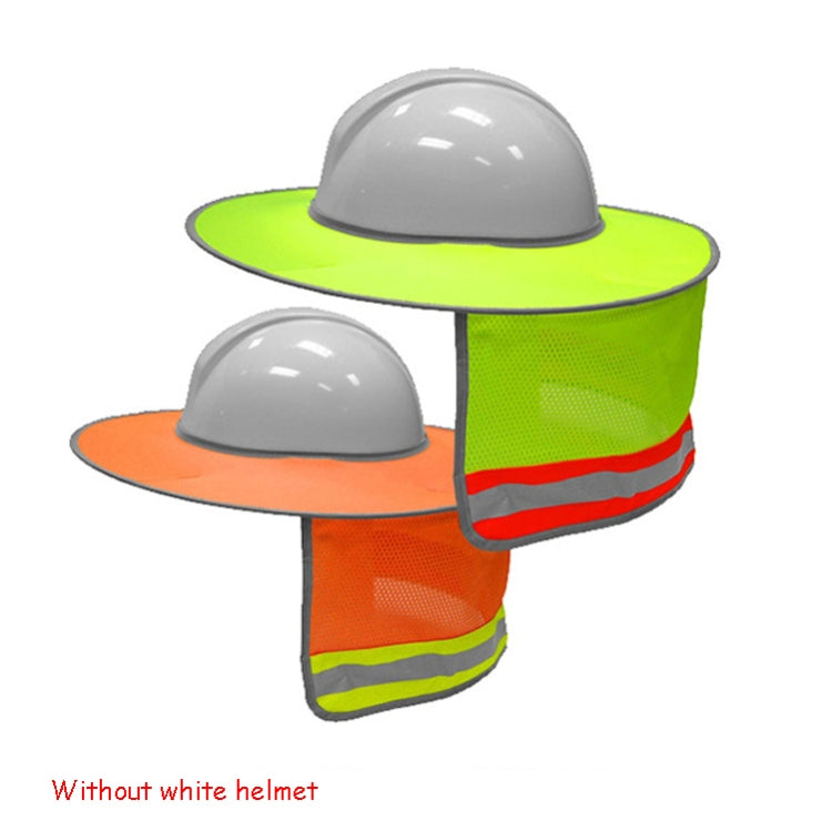 Construction Site Outdoor Construction Foldable Reflective Safety Sun Hat, Size: One Size(Fluorescent Yellow) - Workplace Safety Supplies by PMC TechLife | Online Shopping South Africa | PMC TechLife