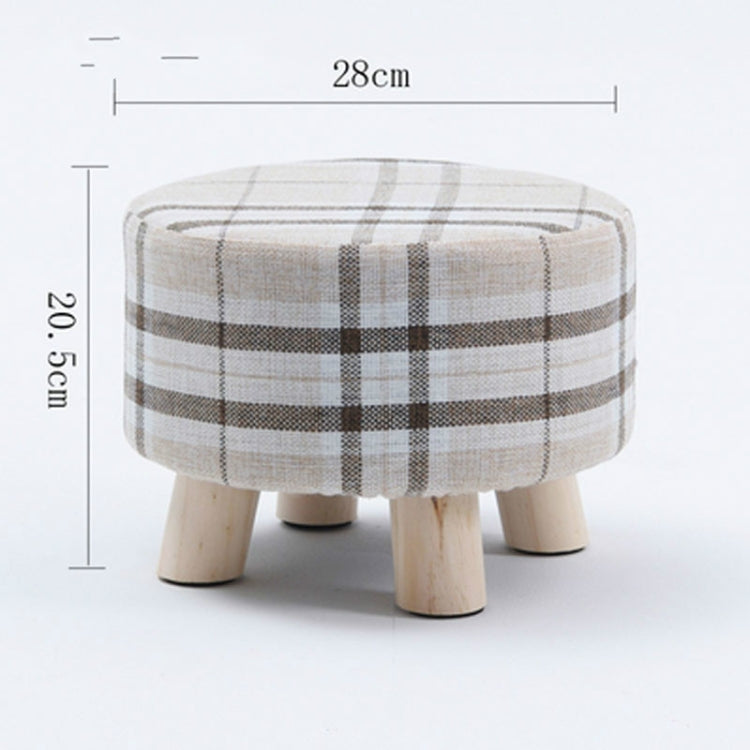 Fashion Creative Small Stool Living Room Home Solid Wood Small Chair(Green) - Chairs by PMC TechLife | Online Shopping South Africa | PMC TechLife | Buy Now Pay Later Mobicred
